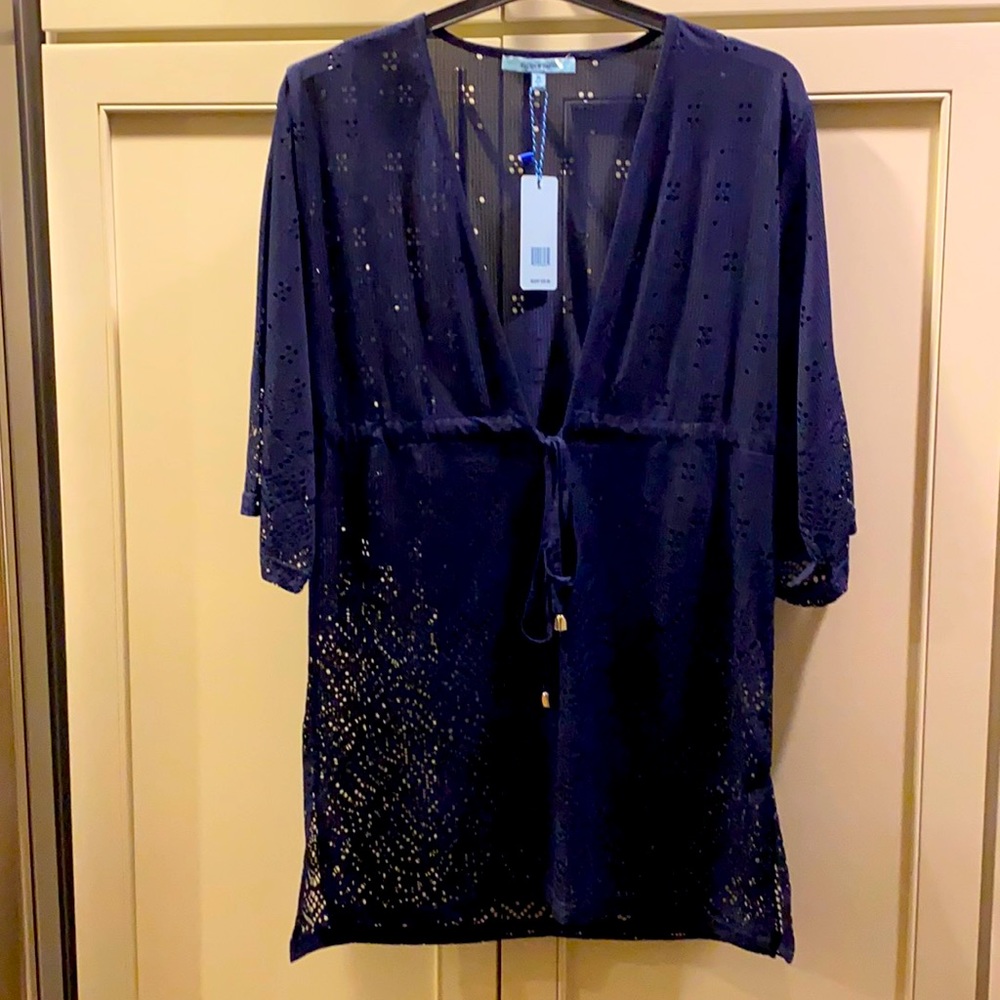 NWT Navy Blue Cover Up